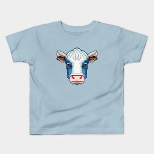 Head animal pixel art Kids T-Shirt